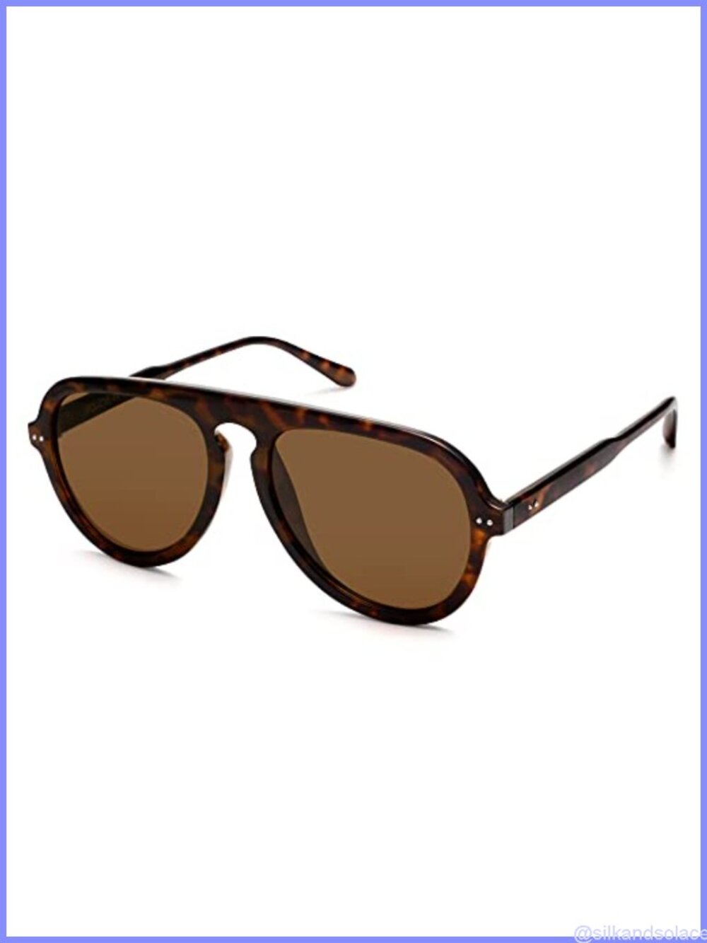 Retro Aviator Sunglasses for Men Women Vintage Full Coverage UV400